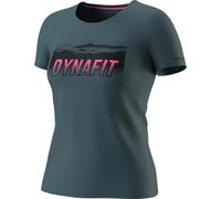 Dynafit - Women's Transalper Graphic S/S Tee - Sport shirt size XS, blue
