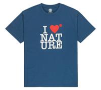 Element I Heart Short Sleeve T-shirt Blue L Men