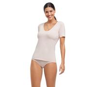 FALKE Women's Daily Climate Control Outlast® Round Neck Undershirt, Deep V-Neck, Skin-Friendly, Moisture-Regulating, Quick-Drying, Breathable, Sustainable Cotton, Pack of 1, Beige Vale 4016, S