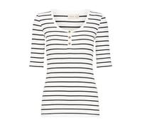Women's T-shirt fransa Hizamond Stripe 32 Noir XL