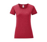 Women's T-shirt Fruit of the Loom Iconic 150 Rouge XS