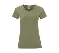 Women's T-shirt Fruit of the Loom Iconic 150 Vert 2XL
