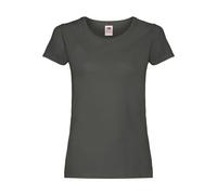 Fruit of the Loom Women's Original T. T-Shirt, Light Graphite, 16 (Manufacturer Size:X-Large)