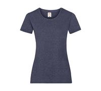 Women's T-shirt Fruit of the Loom Valueweight Bleu 2XL