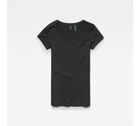 G-star Base Short Sleeve V Neck T-shirt Black S Woman