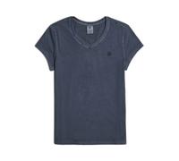 G-star Overdyed Eyben Slim 2.0 Short Sleeve V Neck T-shirt Grey M Woman