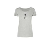 Women's T-shirt Greenbomb Bike Romantic Loves Gris M