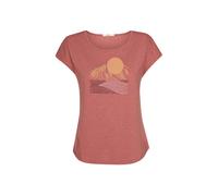 Women's T-shirt Greenbomb Mountain Scenery Cool Rose M