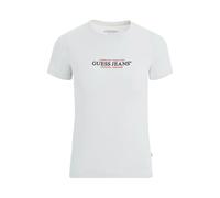 Guess Women's GJ American Cotton-Mix Fitted Baby Tee 10 (S) White
