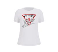Women's T-shirt Guess Pearls Love Triangle Blanc XS