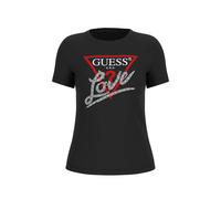 Women's T-shirt Guess Pearls Love Triangle Noir XS