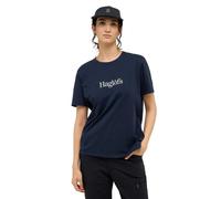 Haglofs Outsiders Short Sleeve T-shirt Blue L Woman
