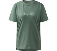 Haglofs Outsiders Short Sleeve T-shirt Green L Woman