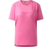 Haglofs Outsiders Short Sleeve T-shirt Pink M Woman