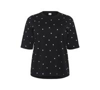 Women's T-shirt KAFFE Curve KCHelena Noir S