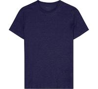 Women's T-shirt KnowledgeCotton Apparel Linen Bleu L