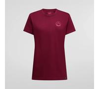 La Sportiva - Women's Circle Logo T-Shirt - T-shirt size S, red