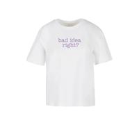 Women's T-shirt Miss Tee Bad Idea Blanc M