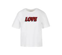 Women's T-shirt Miss Tee Big Love Letters Blanc L