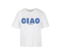Women's T-shirt Miss Tee Ciao Ragazze Blanc 4XL