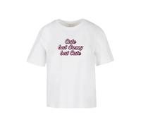 Women's T-shirt Miss Tee Cute But Sassy Blanc L