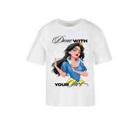 Miss Tee Women's Mst166-done with Your Shit Tee T-Shirt, White, XL/Plus Tall