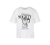 Women's T-shirt Miss Tee Espresso Society Blanc XL