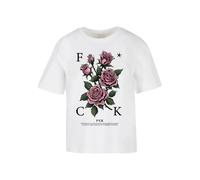 Women's T-shirt Miss Tee F*cking Roses Blanc M