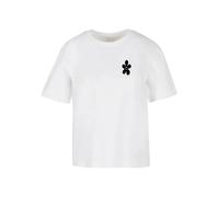 Women's T-shirt Miss Tee Good Karma Happy Flower Blanc M