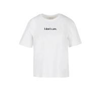 Women's T-shirt Miss Tee I Don't Care Blanc 3XL