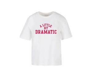 Women's T-shirt Miss Tee Lil Dramatic Blanc 5XL