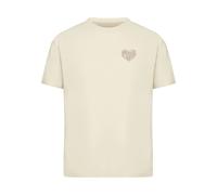 Women's T-shirt Miss Tee Only Love Heart Blanc L