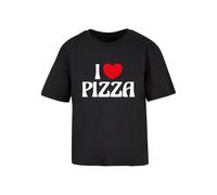 Women's T-shirt Miss Tee Pizza Love Noir M