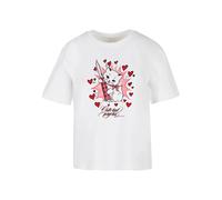 Women's T-shirt Miss Tee Psycho Kitty Blanc 4XL