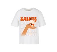 Women's T-shirt Miss Tee Saluti A Tutti Blanc M