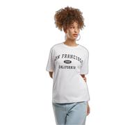 Women's T-shirt Miss Tee San Francisco City Wording Blanc XS