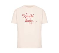 Women's T-shirt Miss Tee Santa Baby Rose M