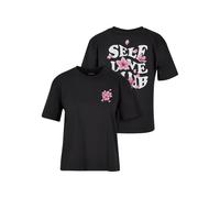 Miss Tee Self Love Club Short Sleeve T-shirt Black 4XL Woman
