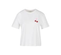 Women's T-shirt Miss Tee Sweet Cherie Stamp Blanc S