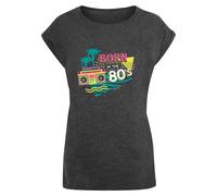 Women's T-shirt Mister Tee Born In The 80´s Noir S