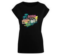 Women's T-shirt Mister Tee Born In The 80´s Noir XL