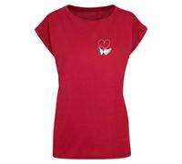 Women's T-shirt Mister Tee Kicks Love Rouge M