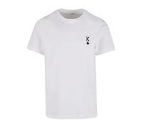 Women's T-shirt Mister Tee King Card EMB White L