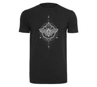 Mister Tee Damen Ladies Moth Tee T-Shirt, Black, XL