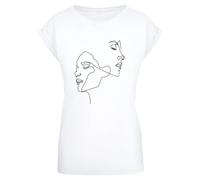 Women's T-shirt Mister Tee One Line Blanc 3XL