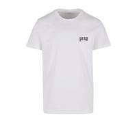 Women's T-shirt Mister Tee Pray Old English Wording EMB Blanc 2XL