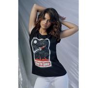 Mister Tee Damen Road to Space Box Tee T-Shirt, Black, XS