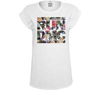 Women's T-shirt Mister Tee run dmc floral Blanc XS