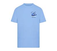 Women's T-shirt Mister Tee Runs Better Than Your Playlist Bleu 2XL