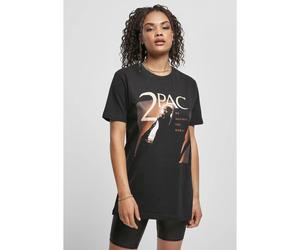 Women's T-shirt Mister Tee tupac me against the world cover Noir M